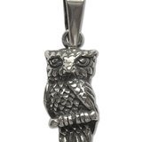 Pandantiv amuleta din argint pentru intelepciune Silver Dreams - Bufnita 1.9 cm